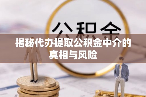宝安揭秘代办提取公积金中介的真相与风险