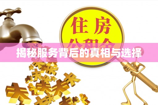 宝安揭秘服务背后的真相与选择