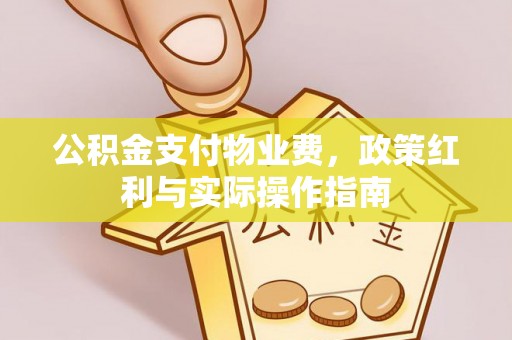 宝安公积金支付物业费，政策红利与实际操作指南