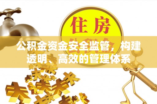 宝安公积金资金安全监管，构建透明、高效的管理体系